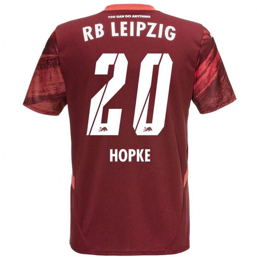 Danxen Barn Hannes Hopke #20 Burgund Bortetrøye Drakt Trøye 2024/25 Skjorter T-Skjorte