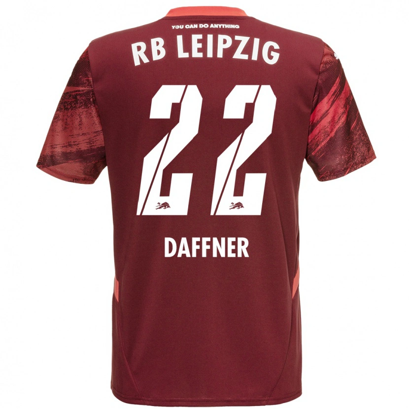 Danxen Barn Felix Daffner #22 Burgund Bortetrøye Drakt Trøye 2024/25 Skjorter T-Skjorte
