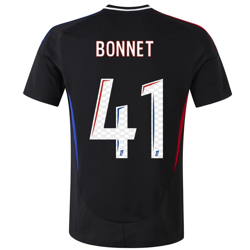 Danxen Barn Noam Bonnet #41 Svart Bortetrøye Drakt Trøye 2024/25 Skjorter T-Skjorte