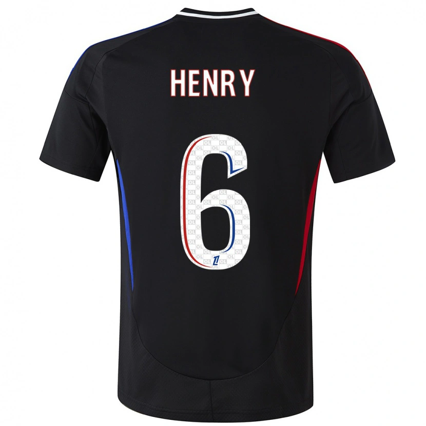 Danxen Barn Amandine Henry #6 Svart Bortetrøye Drakt Trøye 2024/25 Skjorter T-Skjorte