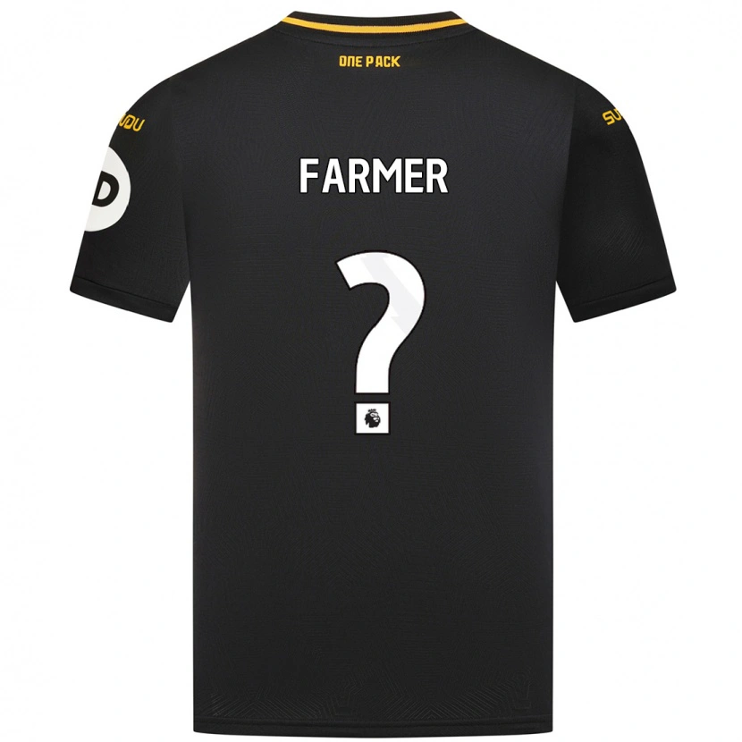 Danxen Barn Owen Farmer #0 Svart Bortetrøye Drakt Trøye 2024/25 Skjorter T-Skjorte