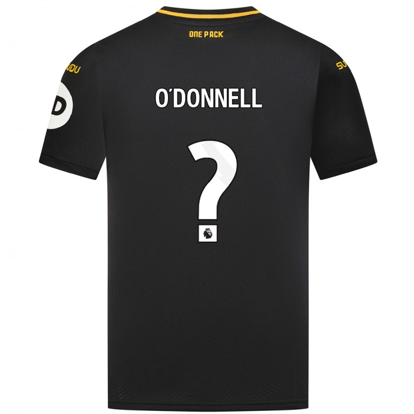 Danxen Barn Luke O'donnell #0 Svart Bortetrøye Drakt Trøye 2024/25 Skjorter T-Skjorte