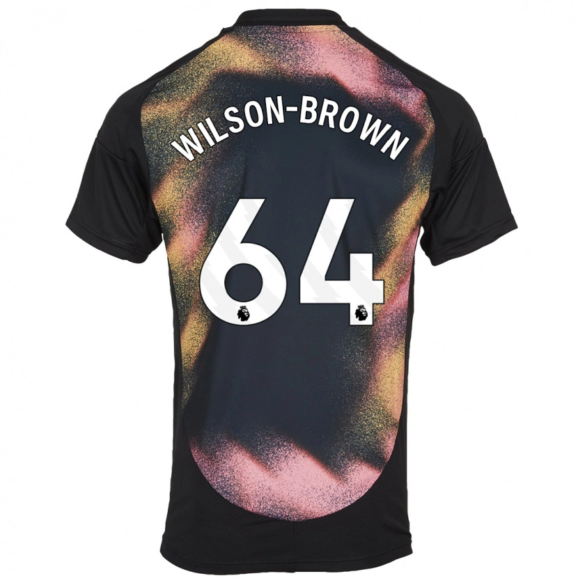Danxen Barn Tom Wilson-Brown #64 Svart Hvit Bortetrøye Drakt Trøye 2024/25 Skjorter T-Skjorte