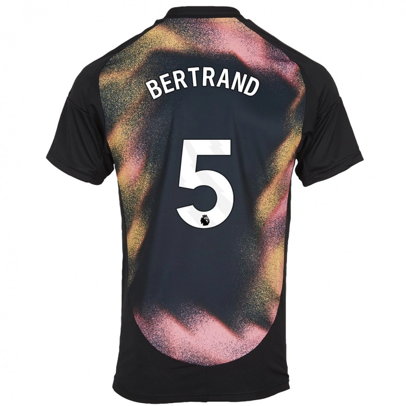 Danxen Barn Ryan Bertrand #5 Svart Hvit Bortetrøye Drakt Trøye 2024/25 Skjorter T-Skjorte