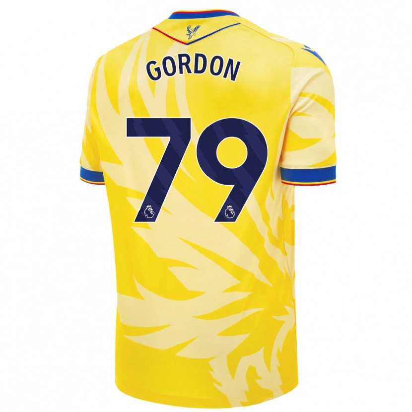 Danxen Barn John-Kymani Gordon #79 Gul Bortetrøye Drakt Trøye 2024/25 Skjorter T-Skjorte