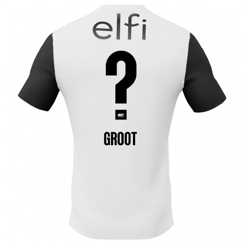 Danxen Barn Gijs Groot #0 Hvit Svart Bortetrøye Drakt Trøye 2024/25 Skjorter T-Skjorte
