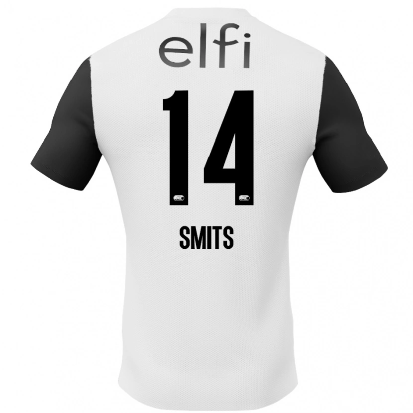 Danxen Barn Anthony Smits #14 Hvit Svart Bortetrøye Drakt Trøye 2024/25 Skjorter T-Skjorte