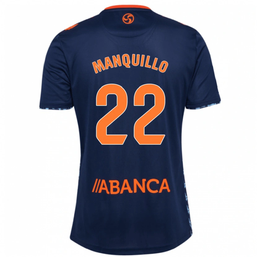 Danxen Barn Javier Manquillo #22 Marineblå Bortetrøye Drakt Trøye 2024/25 Skjorter T-Skjorte