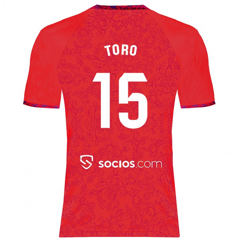 Danxen Barn Juanan Toro #15 Rød Bortetrøye Drakt Trøye 2024/25 Skjorter T-Skjorte