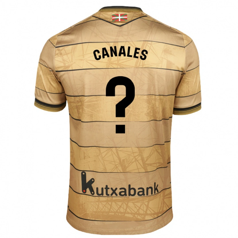 Danxen Barn Cristian Canales #0 Brun Bortetrøye Drakt Trøye 2024/25 Skjorter T-Skjorte