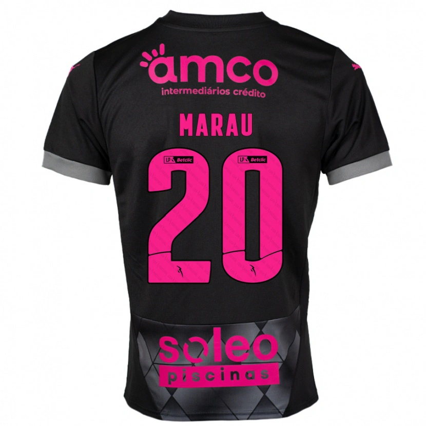 Danxen Barn Madalena Marau #20 Svart Rosa Bortetrøye Drakt Trøye 2024/25 Skjorter T-Skjorte