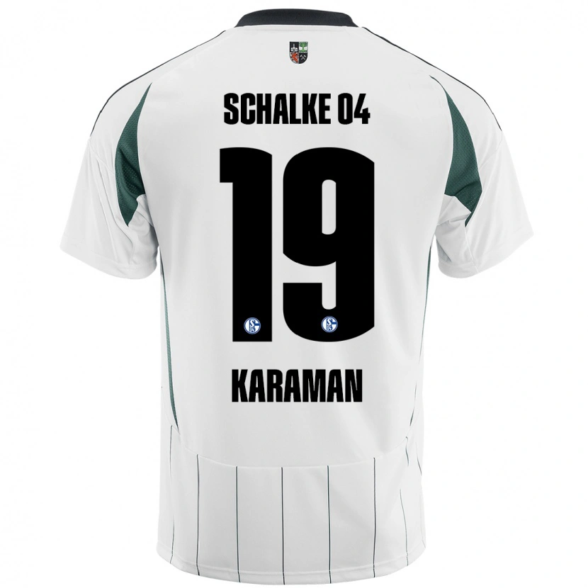 Danxen Barn Kenan Karaman #19 Hvit Grønn Bortetrøye Drakt Trøye 2024/25 Skjorter T-Skjorte