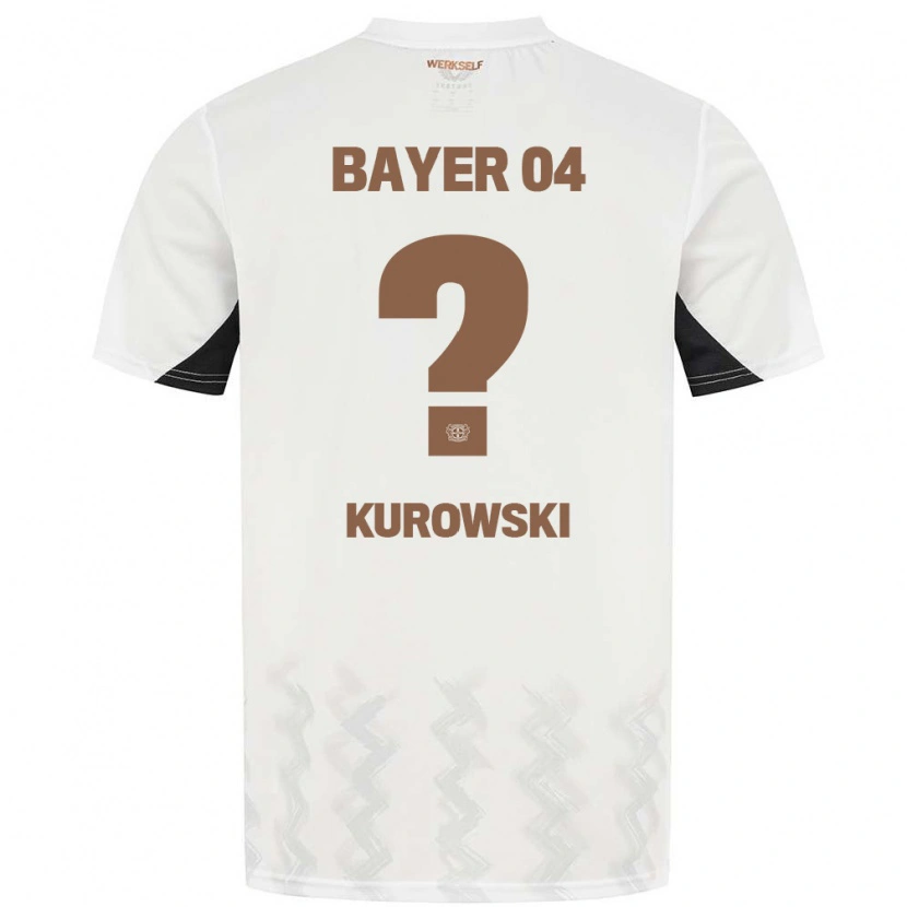Danxen Barn Julien Kurowski #0 Hvit Svart Bortetrøye Drakt Trøye 2024/25 Skjorter T-Skjorte
