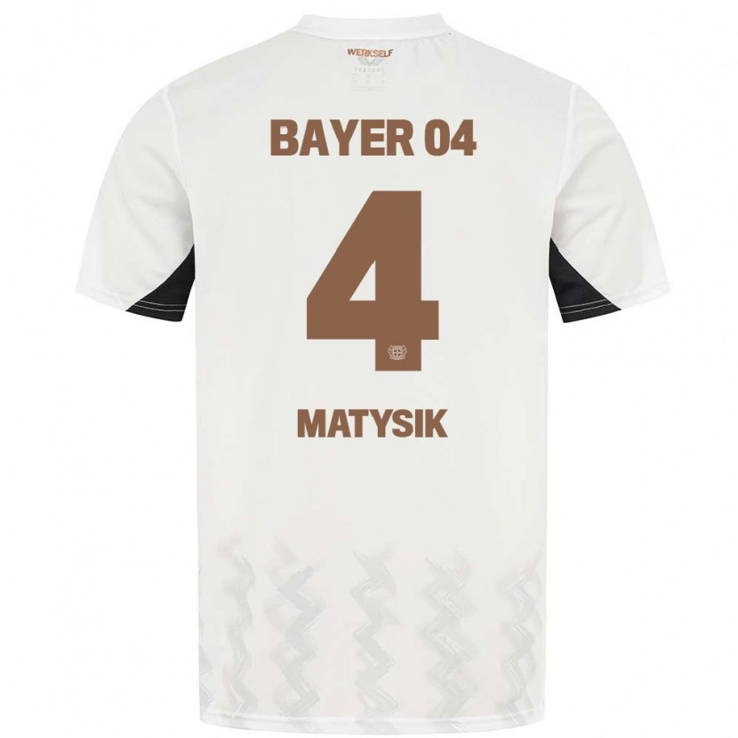 Danxen Barn Sylwia Matysik #4 Hvit Svart Bortetrøye Drakt Trøye 2024/25 Skjorter T-Skjorte