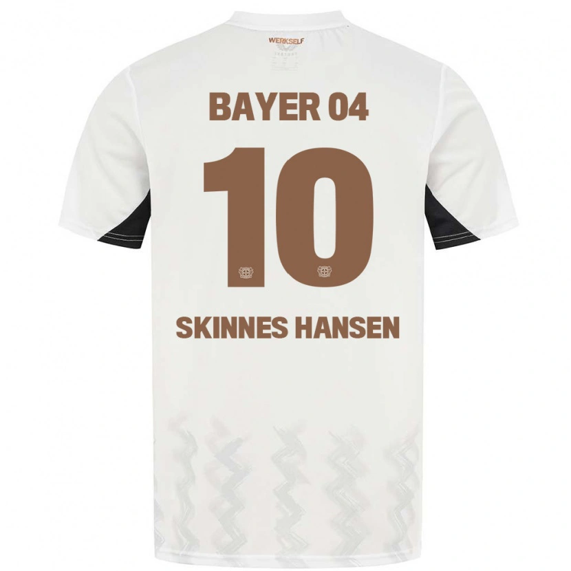 Danxen Barn Synne Skinnes Hansen #10 Hvit Svart Bortetrøye Drakt Trøye 2024/25 Skjorter T-Skjorte
