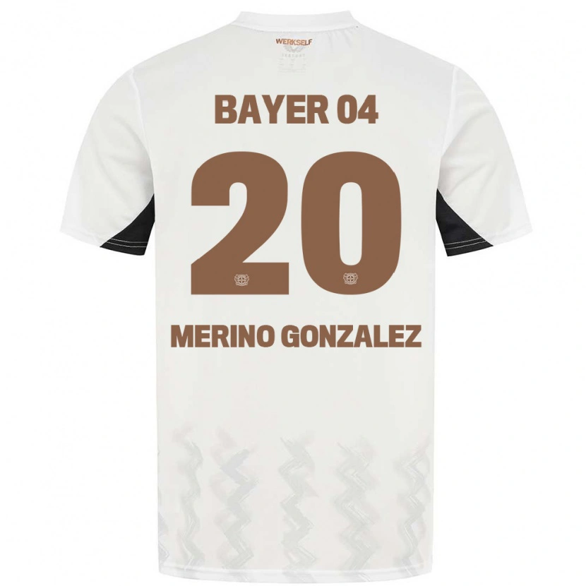 Danxen Barn Estrella Merino Gonzalez #20 Hvit Svart Bortetrøye Drakt Trøye 2024/25 Skjorter T-Skjorte