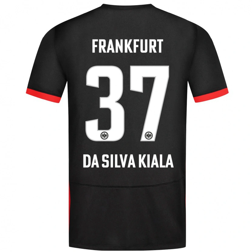 Danxen Barn Joel Da Silva Kiala #37 Svart Bortetrøye Drakt Trøye 2024/25 Skjorter T-Skjorte