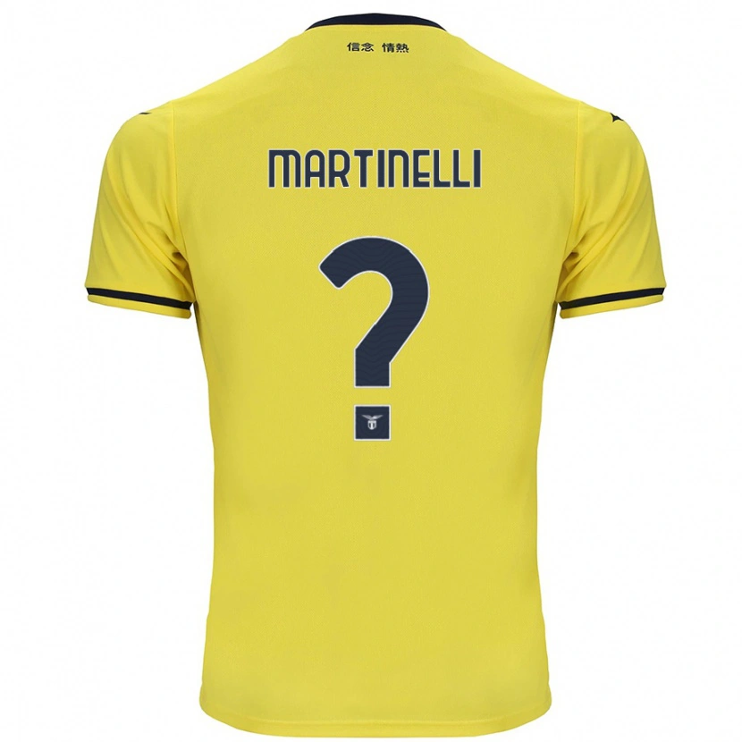 Danxen Barn Leonardo Martinelli #0 Gul Bortetrøye Drakt Trøye 2024/25 Skjorter T-Skjorte