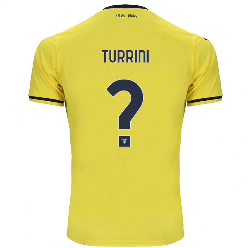 Danxen Barn Giordano Turrini #0 Gul Bortetrøye Drakt Trøye 2024/25 Skjorter T-Skjorte
