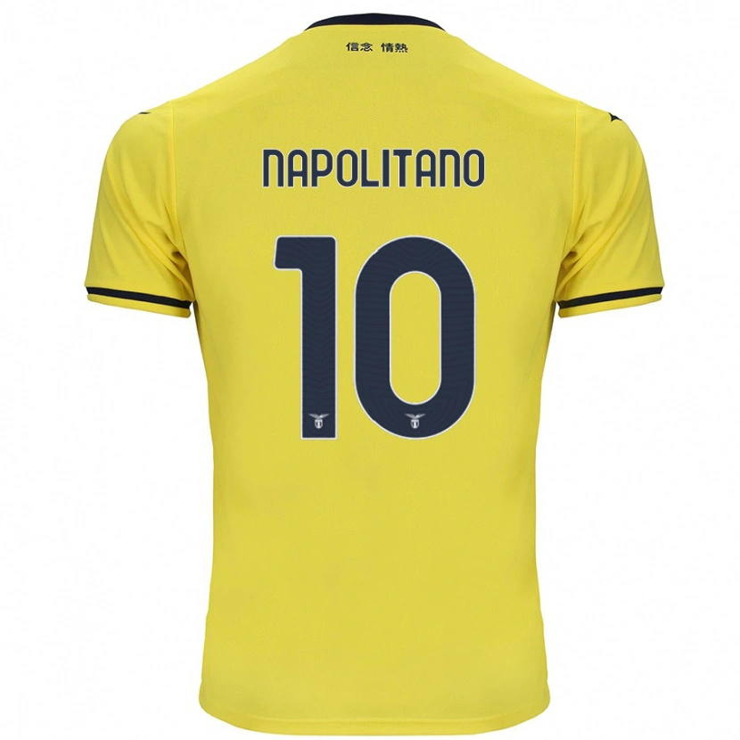 Danxen Barn Luca Napolitano #10 Gul Bortetrøye Drakt Trøye 2024/25 Skjorter T-Skjorte