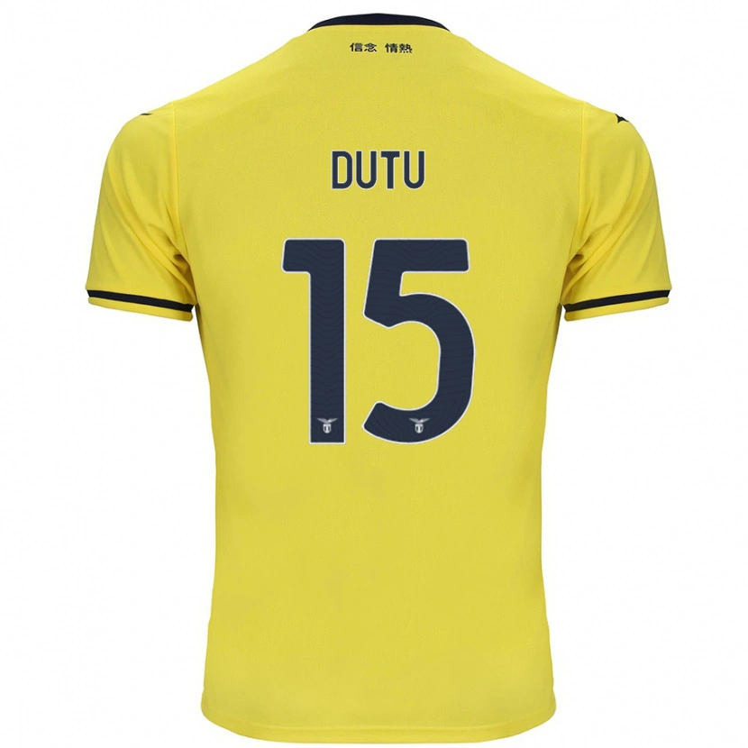 Danxen Barn Matteo Dutu #15 Gul Bortetrøye Drakt Trøye 2024/25 Skjorter T-Skjorte