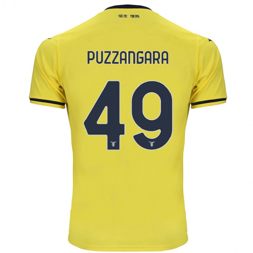 Danxen Barn Angelo Antonio Puzzangara #49 Gul Bortetrøye Drakt Trøye 2024/25 Skjorter T-Skjorte