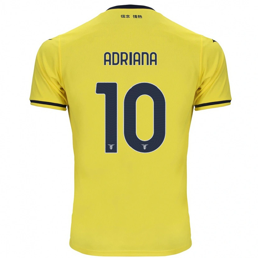 Danxen Barn Adriana Martín Santamaría #10 Gul Bortetrøye Drakt Trøye 2024/25 Skjorter T-Skjorte