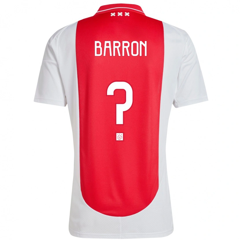 Danxen Mann Eternal Barron #0 Rød Hvit Hjemmetrøye Drakt Trøye 2024/25 Skjorter T-Skjorte