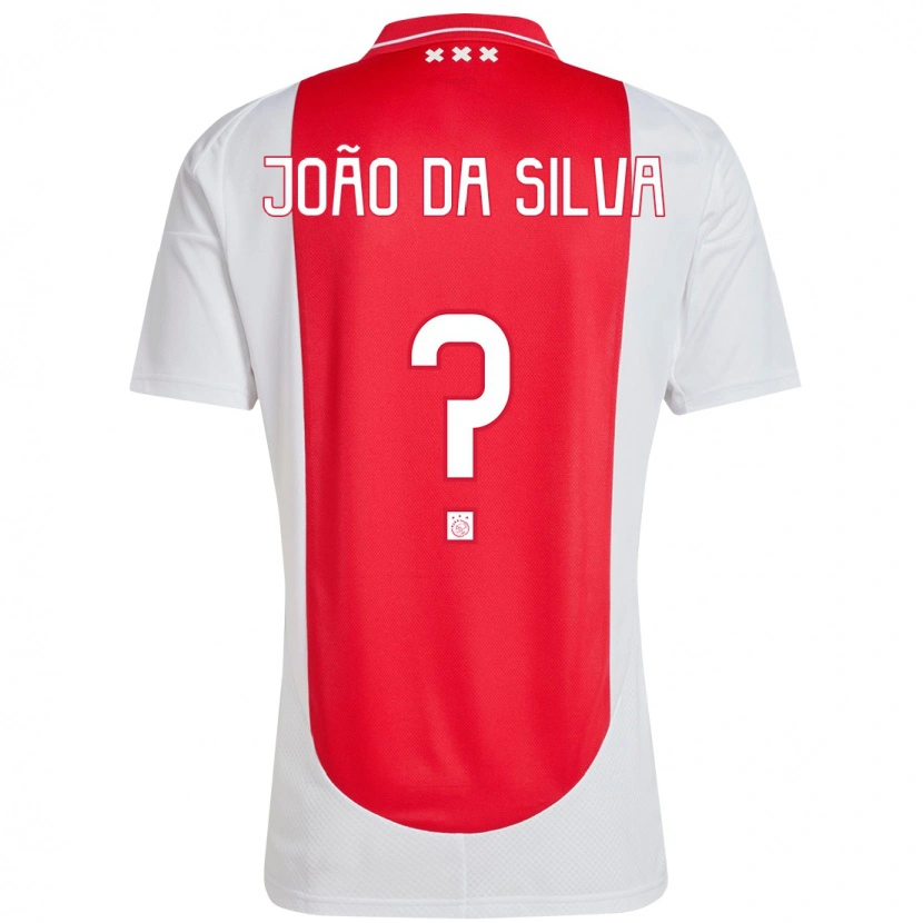 Danxen Mann Miguel João Da Silva #0 Rød Hvit Hjemmetrøye Drakt Trøye 2024/25 Skjorter T-Skjorte