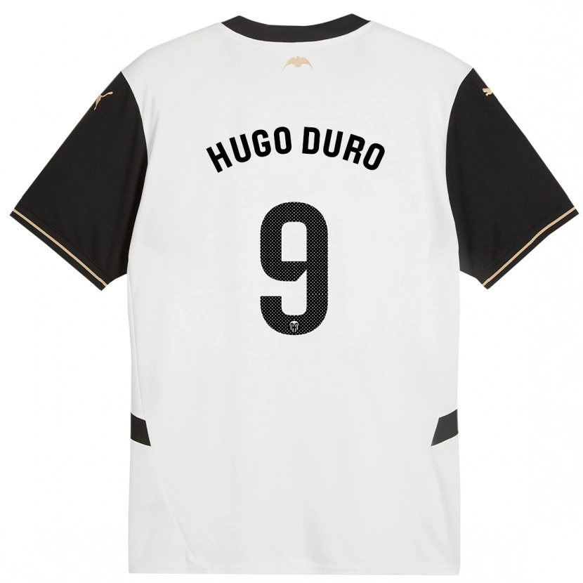 Danxen Mann Hugo Duro #9 Hvit Svart Hjemmetrøye Drakt Trøye 2024/25 Skjorter T-Skjorte