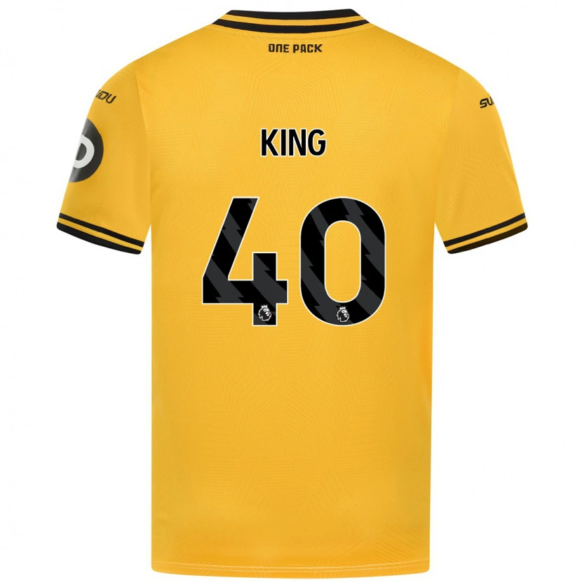 Danxen Mann Tom King #40 Gul Hjemmetrøye Drakt Trøye 2024/25 Skjorter T-Skjorte