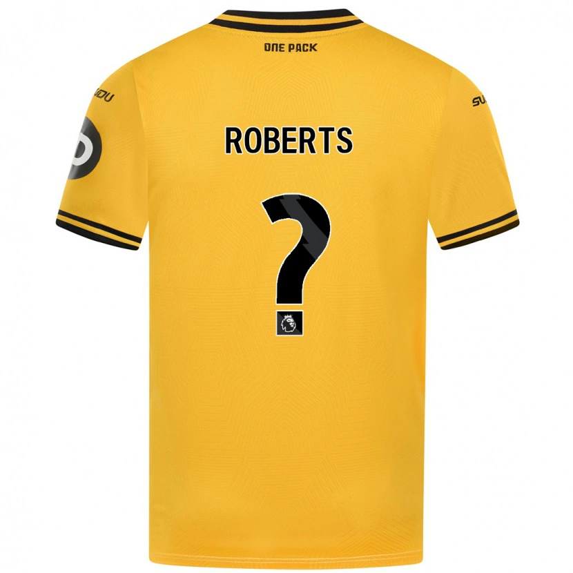 Danxen Mann Tyler Roberts #0 Gul Hjemmetrøye Drakt Trøye 2024/25 Skjorter T-Skjorte