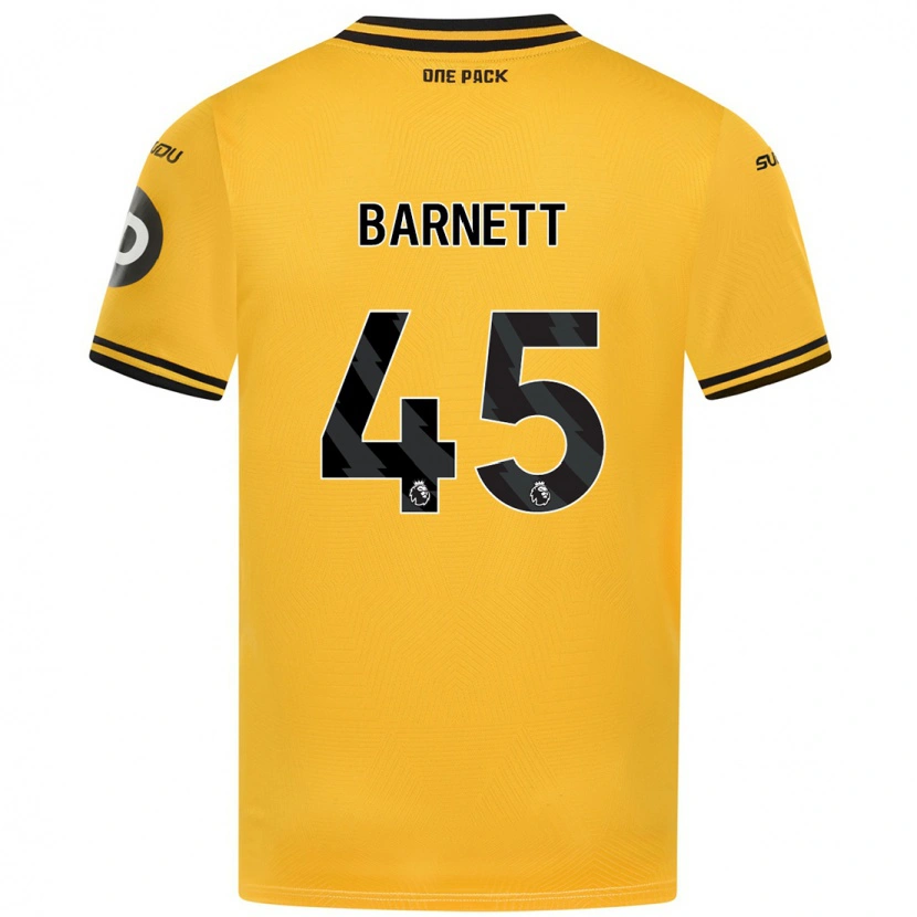 Danxen Mann Ty Barnett #45 Gul Hjemmetrøye Drakt Trøye 2024/25 Skjorter T-Skjorte