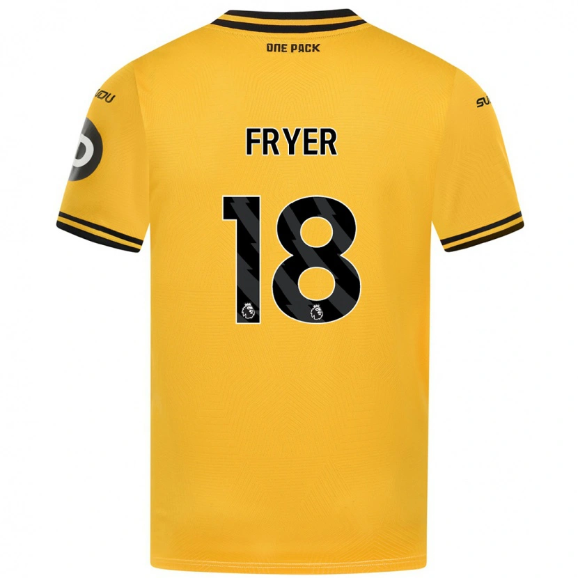 Danxen Mann Hannah Fryer #18 Gul Hjemmetrøye Drakt Trøye 2024/25 Skjorter T-Skjorte