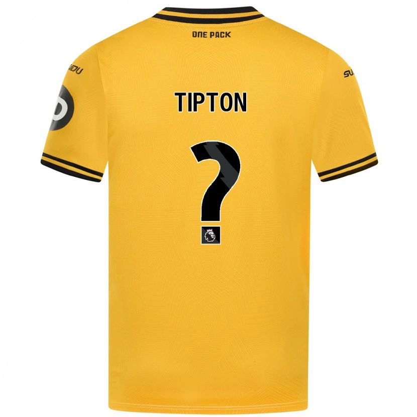 Danxen Mann Ollie Tipton #0 Gul Hjemmetrøye Drakt Trøye 2024/25 Skjorter T-Skjorte