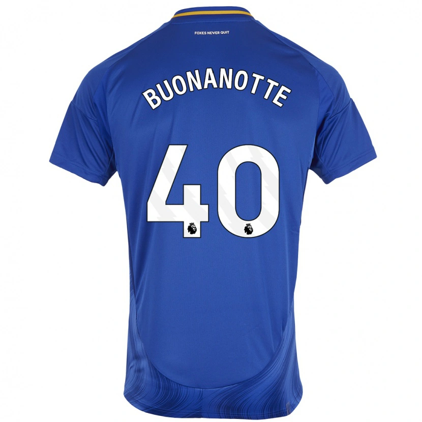 Danxen Mann Facundo Buonanotte #40 Blå Hvit Hjemmetrøye Drakt Trøye 2024/25 Skjorter T-Skjorte