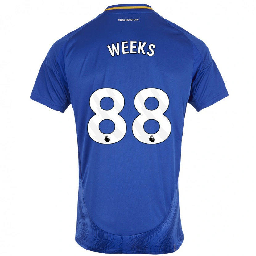 Danxen Mann Tyler Weeks #88 Blå Hvit Hjemmetrøye Drakt Trøye 2024/25 Skjorter T-Skjorte