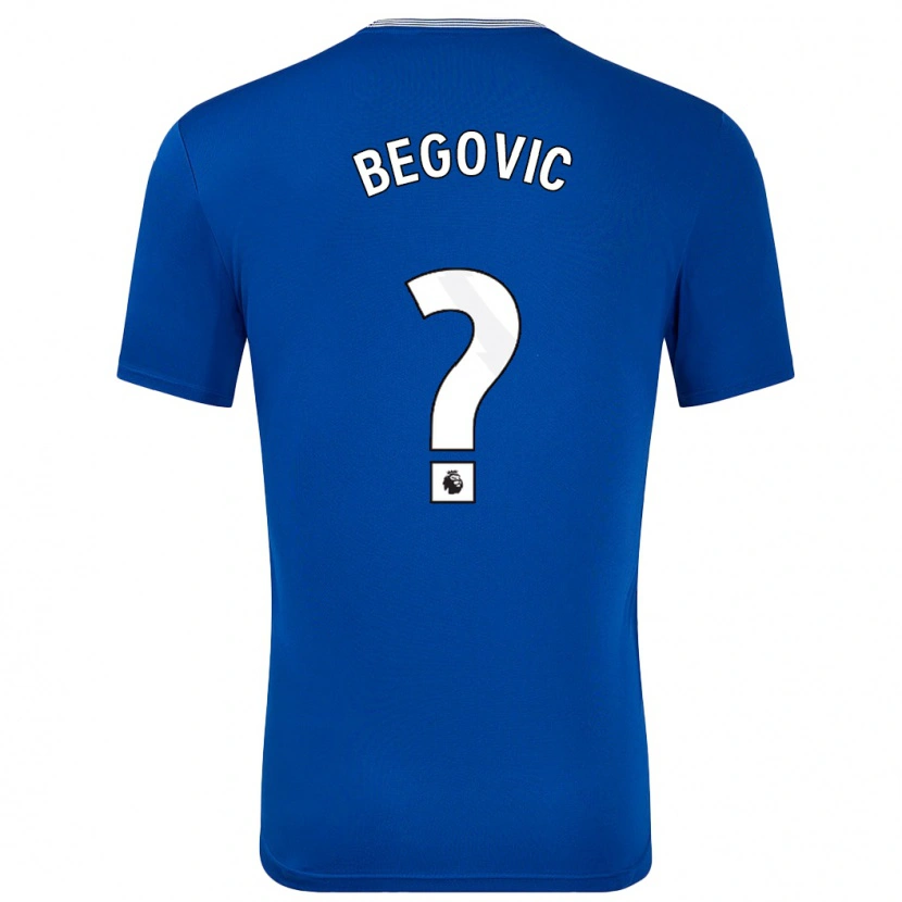 Danxen Mann Asmir Begovic #0 Blå Med Hjemmetrøye Drakt Trøye 2024/25 Skjorter T-Skjorte
