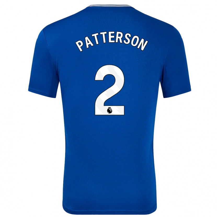 Danxen Mann Nathan Patterson #2 Blå Med Hjemmetrøye Drakt Trøye 2024/25 Skjorter T-Skjorte