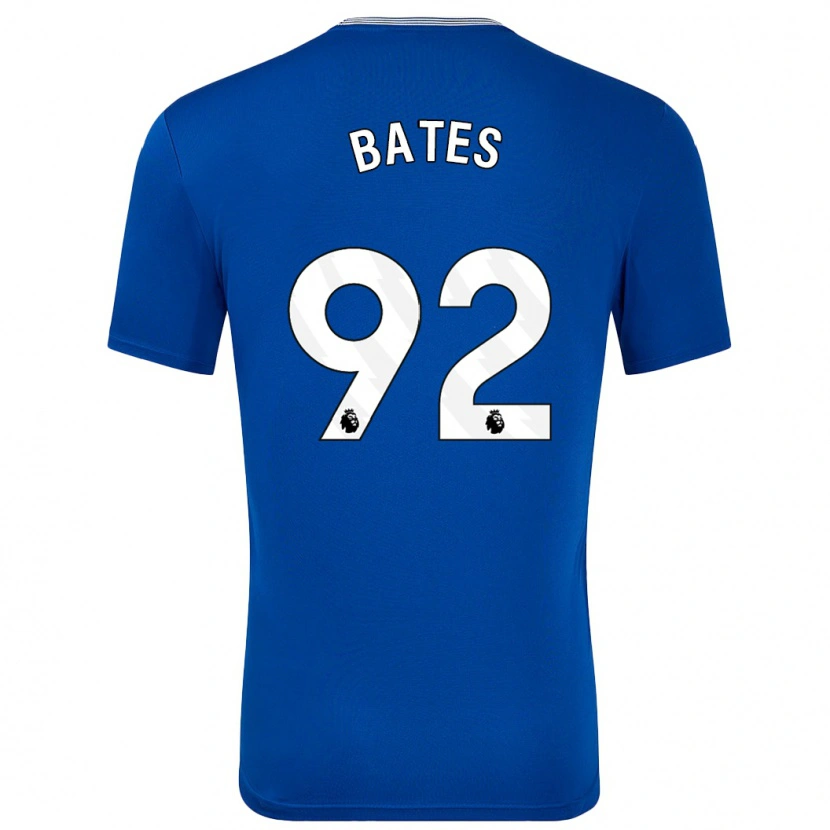Danxen Mann Callum Bates #92 Blå Med Hjemmetrøye Drakt Trøye 2024/25 Skjorter T-Skjorte