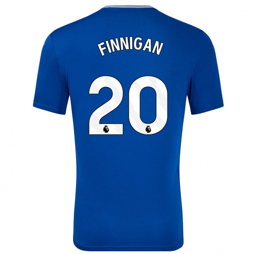 Danxen Mann Megan Finnigan #20 Blå Med Hjemmetrøye Drakt Trøye 2024/25 Skjorter T-Skjorte