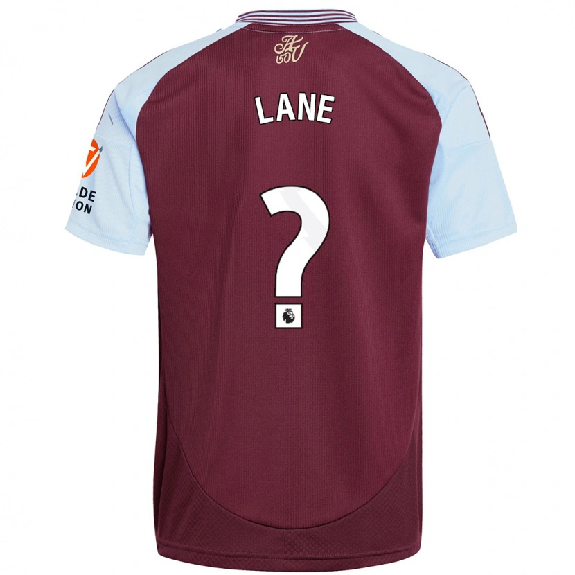Danxen Mann Josh Lane #0 Burgund Himmelblå Hjemmetrøye Drakt Trøye 2024/25 Skjorter T-Skjorte