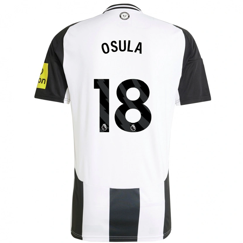 Danxen Mann William Osula #18 Hvit Svart Hjemmetrøye Drakt Trøye 2024/25 Skjorter T-Skjorte