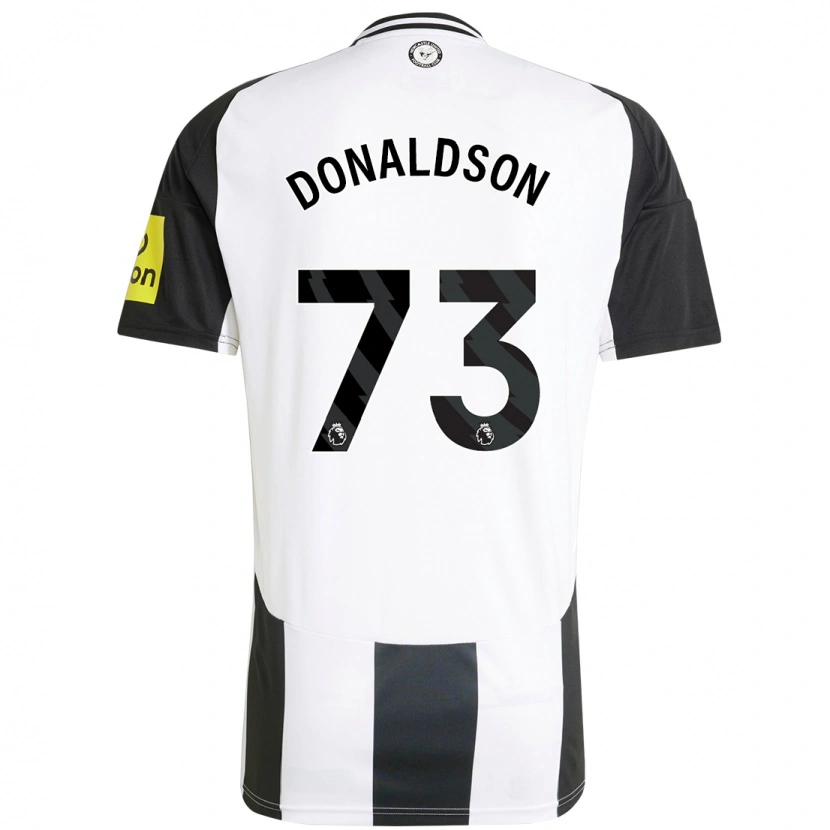 Danxen Mann Josh Donaldson #73 Hvit Svart Hjemmetrøye Drakt Trøye 2024/25 Skjorter T-Skjorte
