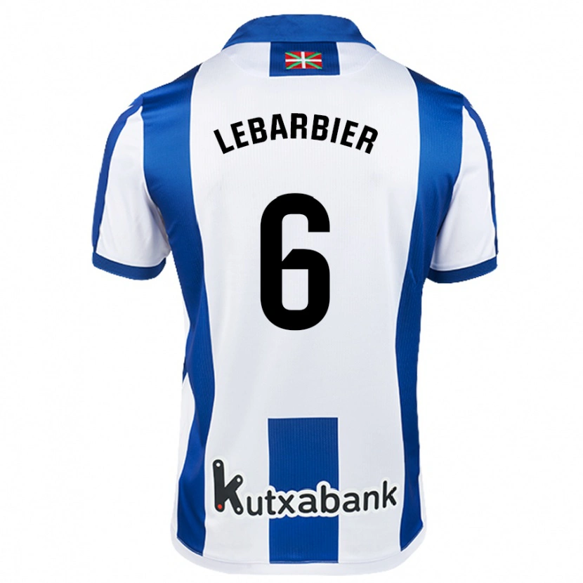 Danxen Mann Alex Lebarbier #6 Hvit Blå Hjemmetrøye Drakt Trøye 2024/25 Skjorter T-Skjorte