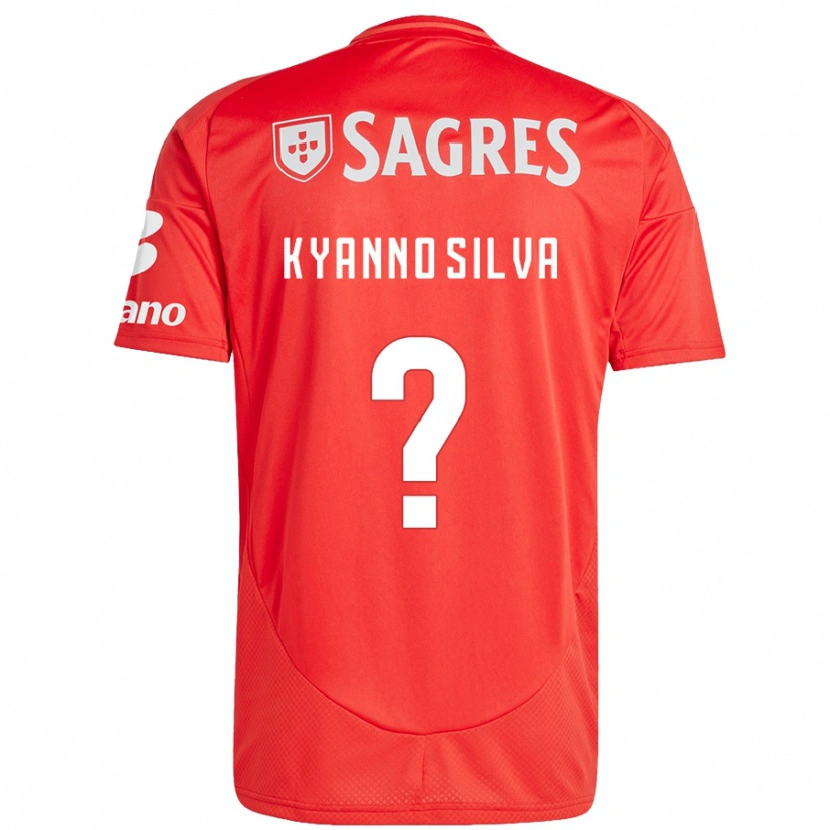Danxen Mann Kyanno Silva #0 Rød Hvit Hjemmetrøye Drakt Trøye 2024/25 Skjorter T-Skjorte
