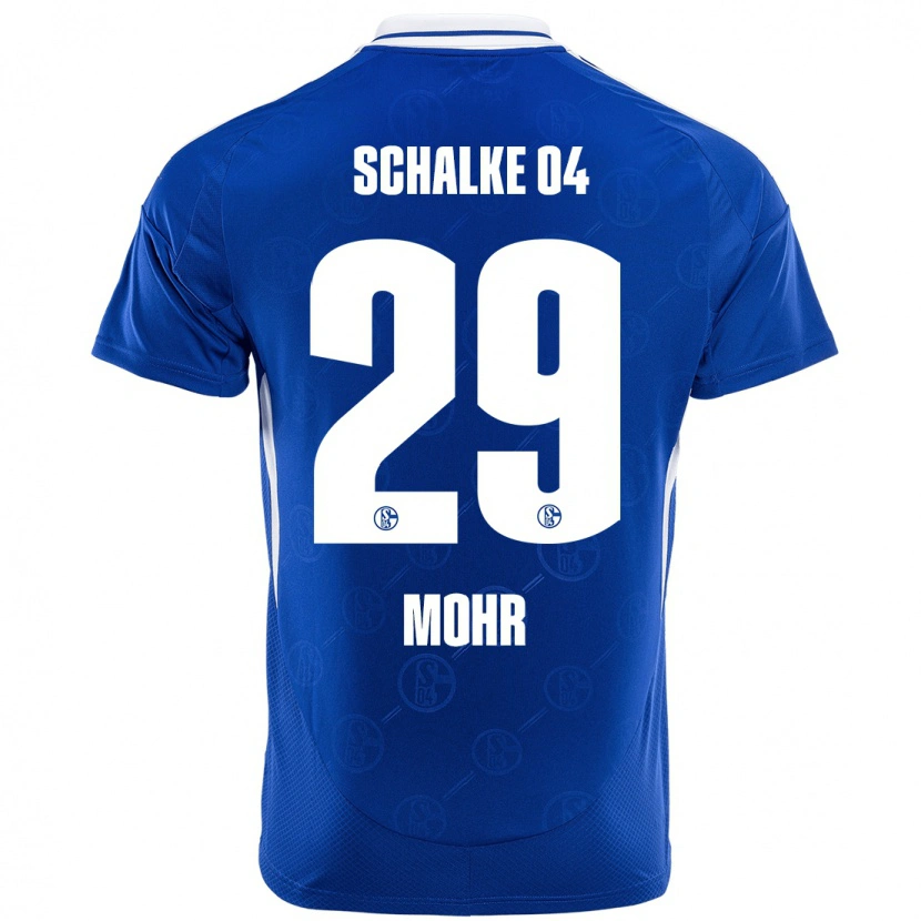 Danxen Mann Tobias Mohr #29 Kongeblått Hjemmetrøye Drakt Trøye 2024/25 Skjorter T-Skjorte