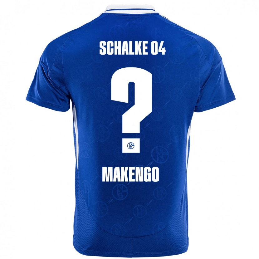Danxen Mann Richard Makengo #0 Kongeblått Hjemmetrøye Drakt Trøye 2024/25 Skjorter T-Skjorte