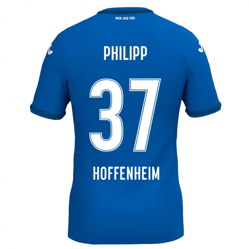 Danxen Mann Luca Philipp #37 Kongeblå Hjemmetrøye Drakt Trøye 2024/25 Skjorter T-Skjorte