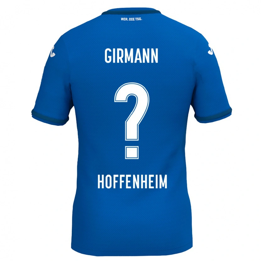 Danxen Mann David Girmann #0 Kongeblå Hjemmetrøye Drakt Trøye 2024/25 Skjorter T-Skjorte